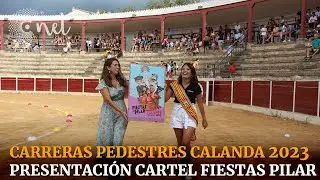 Carreras PEDESTRES Y CARTEL del PILAR | Calanda 2023