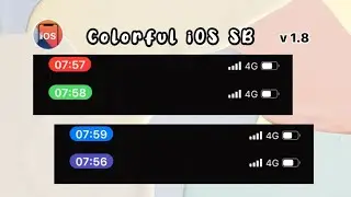 Colorful iOS Status Bar | X-Status v 1.8