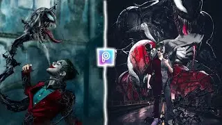 joker x venom concept photo editing