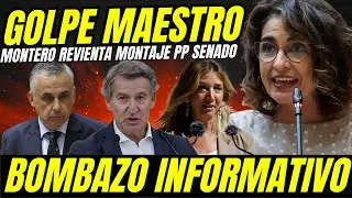 MARÍA JESÚS MONTERO REVIENTA EL MONTAJE DE FEIJÓO EN EL SENADO CONTRA LA FINANCIACIÓN AUTONÓMICA