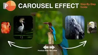 How to make this Carousel effect In Powerpoint | #06 
