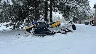 Northern MN Powerline Snowmobiling