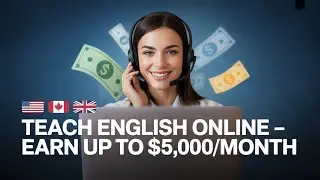Teach English Online & Earn Up to $5,000Month with VIP Kid (US  UK  Canada) PART1 #makemoneyonline