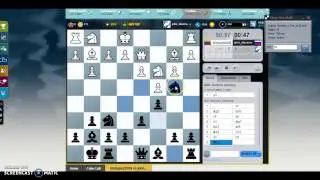 ChessBot playing bullet at chesscube.com