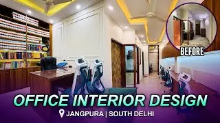 Modern Office Interior Design in Jangpura | Turnkey Office Interiors Delhi NCR | HUB & Oak