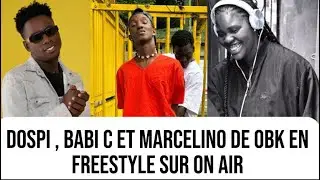 Dospi , Babi c et Marcelino de OBK de l’émission dans le van de Bop Dylan en freestyle sur ON AIR
