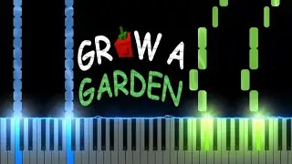 Grow A Garden Standard Weather Music 3 (Piano Tutorial)