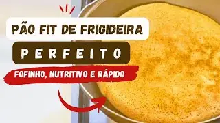 Pao Fit de Frigideira PERFEITO | Fofinho, nutritivo e r&aacute;pido | Cl&aacute;udia Mastri Receitas Fit