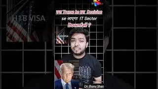 Trump k iss decision se aayega IT Sector downfall ? #trump #itsector #shorts #h1bvisa