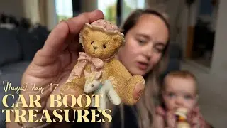 CAR BOOT TREASURES & BEACH DAY MAGIC | Vlogust Day 17 in Devon