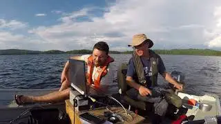 Hydroacoustic mark-recapture survey to estimate fish population size