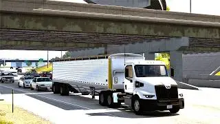 Grain Hauler Goes Downtown During Rush Hour & Regrets It! | ATS