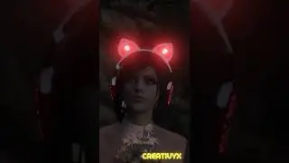 Luminous headphones MP Female #blender #gta5 #fivem #fivemrp #roleplay #pedgta5