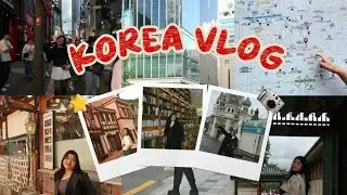 KOREA VLOG PART 2: GRWM, Hanbok, Myeongdong, Hongdae, Hanok cafe street☕🥐