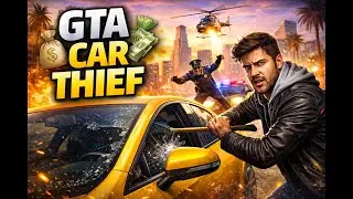 No Rules, Just Crime! 🚓💣 GTA Car Thief Gameplay