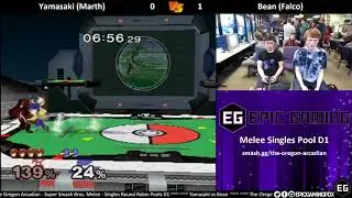 The Oregon Arcadian - Melee Singles Pools D1 -  Yamasaki vs Bean