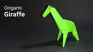 Origami Giraffe - Easy Origami Tutorial - Origami Animal