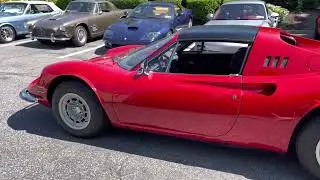 1974 Ferrari 246 GTS Dino Chairs and Flares Road Test Client Report Passenger POV