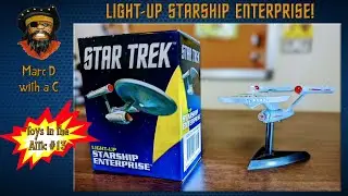 Star Trek Light Up Starship Enterprise by Running Press  - Toys in the Attic #13!