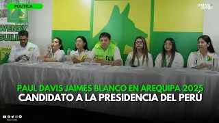 Arequipa: Paul Jaimes, candidate for the presidency of Peru for the Progresemos 2026 party