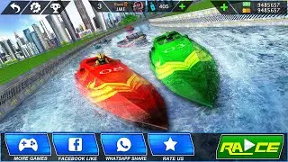 Speed Boat Crash Racing (Single Race Mode)