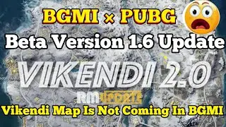 🔥Bgmi&times;Pubg Mobile Beta Version 1.6 Update Vikendi 2.0 Gameplay| BGMI&times;Pubg Vikendi 2.0 Map Canceled😰