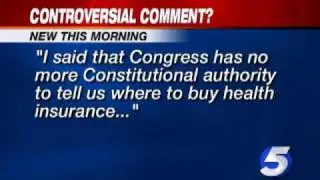 Senator's Controversial Comment
