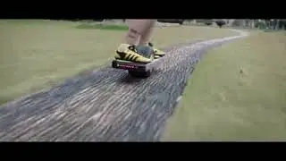MAGWheel - Trotter one wheel hoverboard on different road conditions