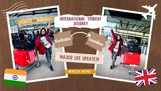 I MOVED TO LONDON | International Student Journey From India To UK | UK Masters Student Journey Vlog