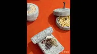 unboxing traditional #tiny stone cooking set #miniature