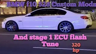 2016 bmw f10 528i  stage 1 ECU flash tune and custom modification