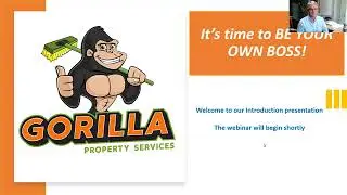 The webinar about Gorilla Franchise Business