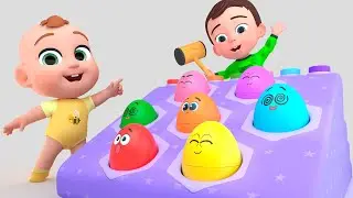 Surprise Eggs Color Learning | Baby songs | Nursery Rhymes & Kids Songs
