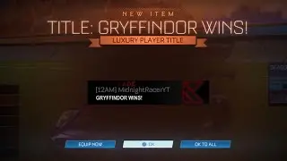 New Free Gryffindor Wins! Title For Everyone!