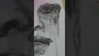 #darkart #expressionism #portraitdrawing #uglyart #mixedmediaart #charcoal #surrealism #creepyart