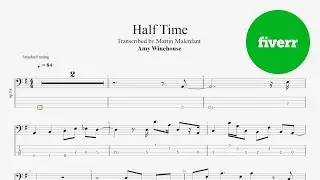 Amy Winehouse - Half Time (bass tab)