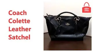 Coach Colette Leather Satchel 33806