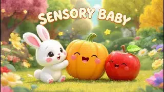 Sensory Baby Playtime | Soft Pastel Visuals for Calm & Focus