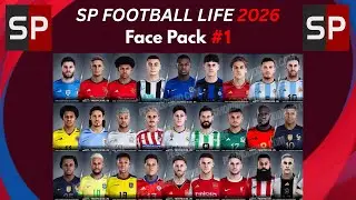 PES 2021 & SP FOOTBALL LIFE 2026 FACE PACK #1 | 2025/26 SEASON