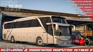 Restorasi & Modifikasi Adiputro Jetbus 2 HDD, Hasilnya Keren!!🔥| ETS 2 Indonesia