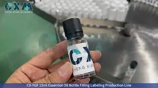 Precision Filling System for Essential Oils  15ml Essential Oil Bottle Filling Labeling Line