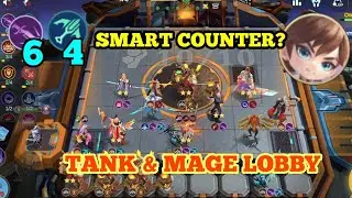 SMART COUNTER BUILD! GUSION COMMANDER | 6 LIGHTNING + 4 MARKSMAN VS TANK & MAGE LOBBY