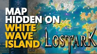 Map hidden on White Wave Island Lost Ark