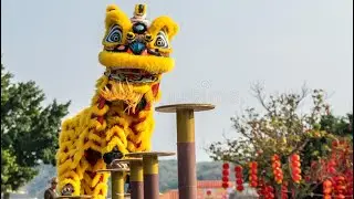 festival  Dell Oriente a Padova la danza del leone