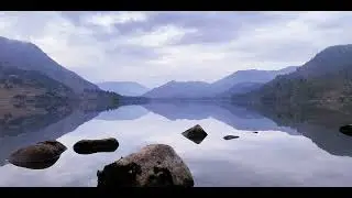 A morning view of Ullswater in the Lake District