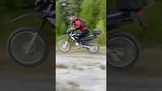 Honda XR150 hItting light whoops #enduro #dualsport #motorcycle #offroad #honda #xr150