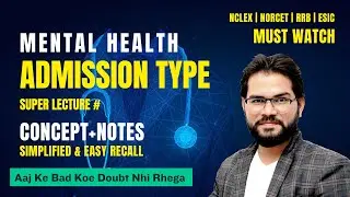 Psychiatric (Patient Admissions) bY SAHU SIR