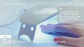 How to use ohora gel nails, lamp and top gel all together
