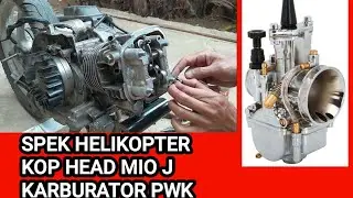 spek helikopter mio kop head mio J karbu PWK 28