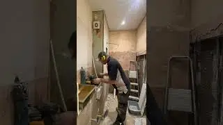 Bathroom renovation #satisfying #youtubeshorts #fyp #bathroom#shorts #tilingwork 